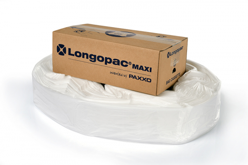 Longopac magasin Maxi standard 110 met perforerad transpar. Clips i gruppen Avfallshantering / Longo Pac refill hos VISAB i Skandinavien AB (2905)