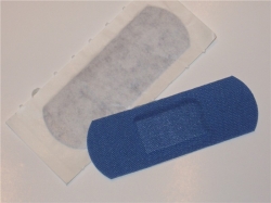 Plster Blue Detec Textil Ask 25 mm x 75 MM 100 st/fp