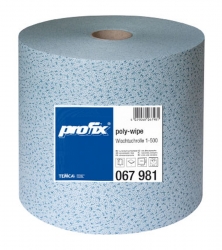 Profix Rulle  Poly Torkduk Engng Turkos 32x36 cm 500 ark