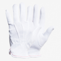 Handske Pure Cotton Vit Bomull (Innehandske) strl 06