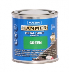 Maston Hammer Slät Metallfärg mörkgrön 250ml