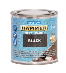 Maston Hammarlack metallfärg svart 250ml