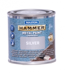 Maston Hammarlack metallfärg silver 250ml