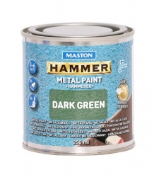 Maston Hammarlack metallfärg mörkgrön 250ml
