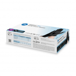 Amabilia Nitrile Exam Glove Black XXL 100 pcs - 10 fp/kart