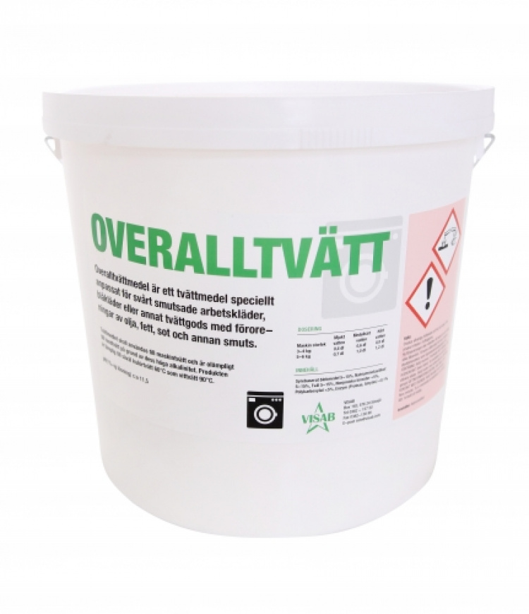 Overalltvätt + i gruppen Städ och rengöring / Tvätt- och sköljmedel hos VISAB i Skandinavien AB (1855)