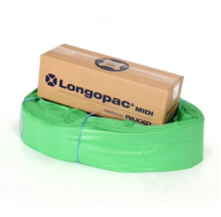 Longopac magasin Mini biomagasin (IC) 45m grön i gruppen Städ och rengöring / Avfallshantering / Paxxo / Longopac hos VISAB i Skandinavien AB (288005)