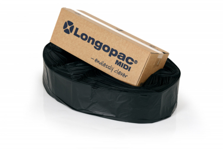 Longopac magasin MIDI Standard 85m svart i gruppen St�d och reng�ring / Avfallshantering / Paxxo / Longopac hos VISAB i Skandinavien AB (288010)