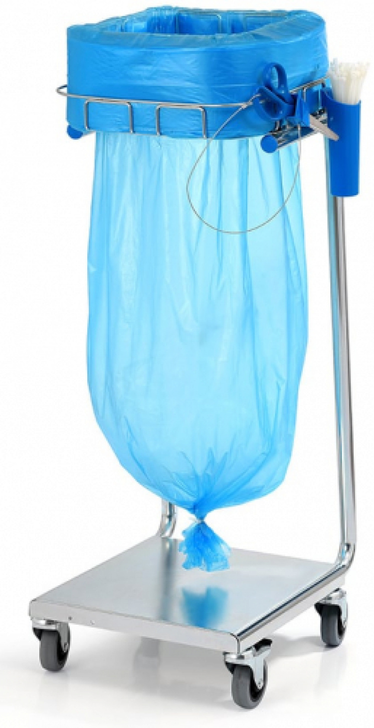 Longopac Stand Dynamic Mini Inox (Golvställ, Metallic) i gruppen Städ och rengöring / Avfallshantering hos VISAB i Skandinavien AB (288038)