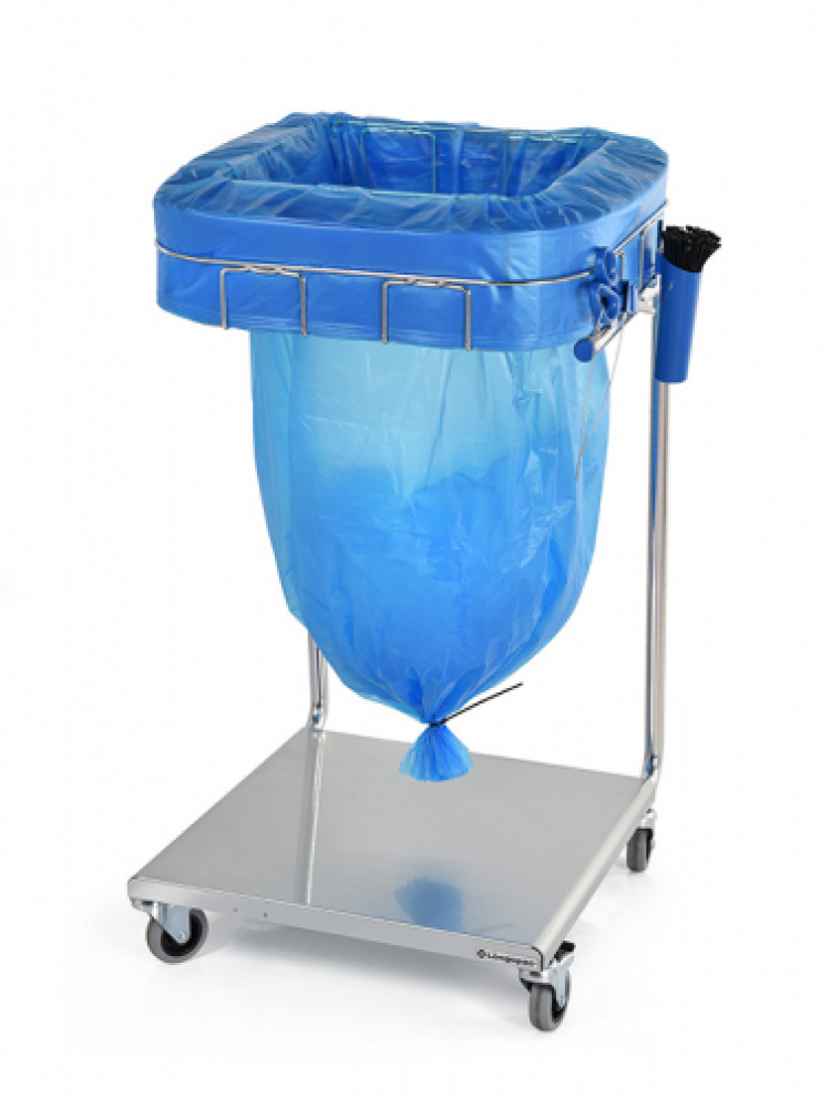 Longopac Stand Dynamic Maxi Inox (Golvst�ll, Metallic) i gruppen St�d och reng�ring / Avfallshantering / Paxxo / Longopac Stand hos VISAB i Skandinavien AB (288046)