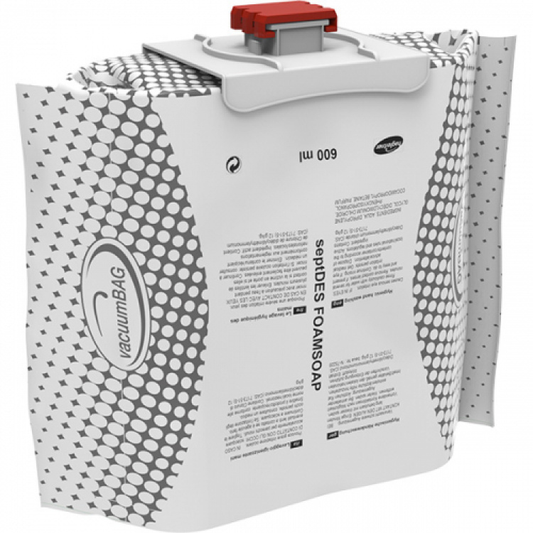 septDES FOAMSOAP (EN1499) 600 ml 6 x 0,6 kg i gruppen Hygienprodukter / Desinfektion hos VISAB i Skandinavien AB (4110709603)