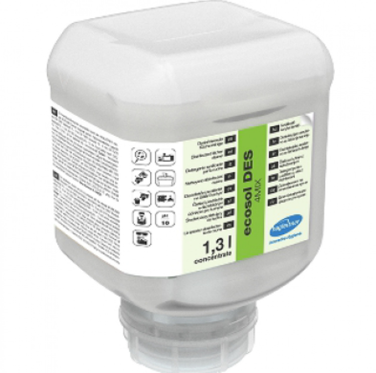 ecosol DES, 4PURE/MIX (1,3 L 2st/krt) i gruppen Städ och rengöring / Disk / Handdiskmedel hos VISAB i Skandinavien AB (4210102244)