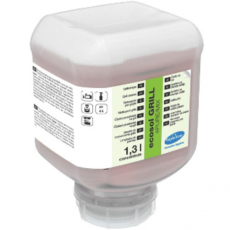 ecosol GRILL, 4PURE/MIX (1,3 L 2st/krt) i gruppen Städ och rengöring / Disk / Spis- och ugnsrengöring hos VISAB i Skandinavien AB (4210102444)