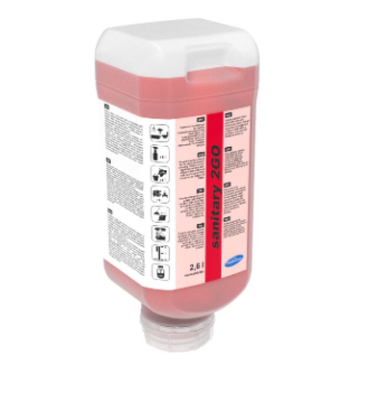 sanitary 2GO 2,6L (866 liter) 2st/krt i gruppen Städ och rengöring / Rengöringsmedel / Sanitetsrengöring hos VISAB i Skandinavien AB (4410200619)