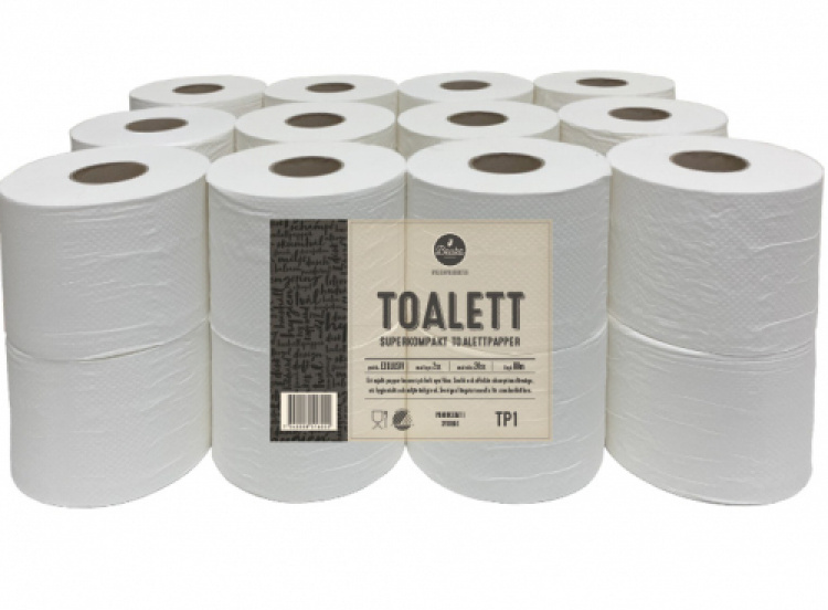 Toalettpapper Bruka TP1 Nyfiber 88 met 24 rl/fp Bal i gruppen Städ och rengöring / Städredskap hos VISAB i Skandinavien AB (516022)