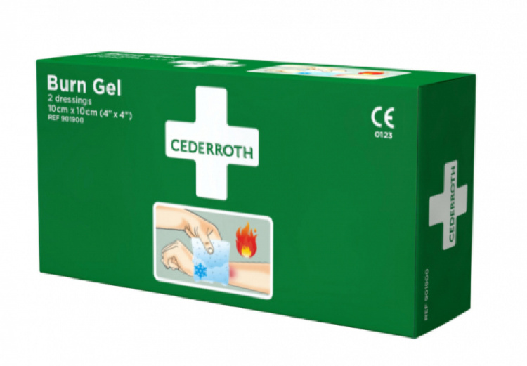Cederroth BurnGel Kompress 10x10 cm i gruppen Säkerhet och skydd / Nöd- och första hjälpen / Akut- & första hjälpen hos VISAB i Skandinavien AB (6537)
