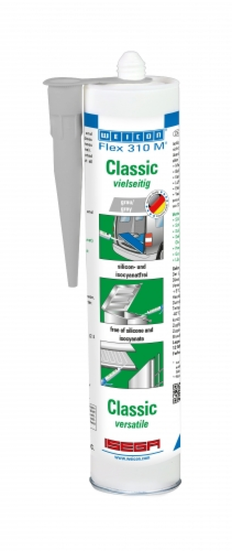 Weicon flex + bond 310 ml patron grå i gruppen Fastighet och verkstad / Verkstad och industri / Tejp och lim mm hos VISAB i Skandinavien AB (70513305310)