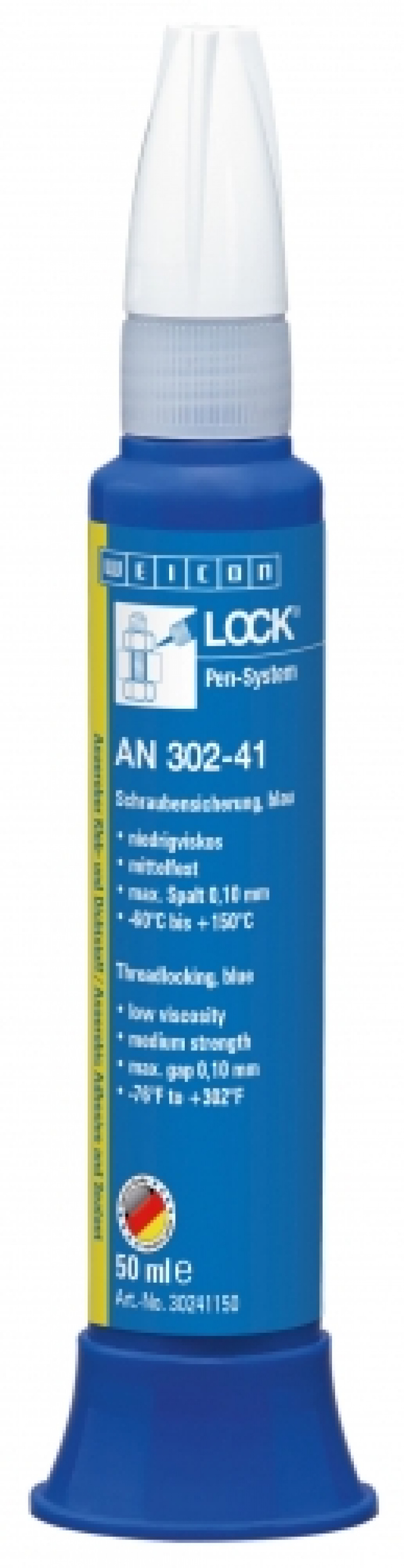 Weicon Lock AN 302-41 Bl� Medium H�llfasthet 50 ml Pen i gruppen hos VISAB i Skandinavien AB (70530241150)
