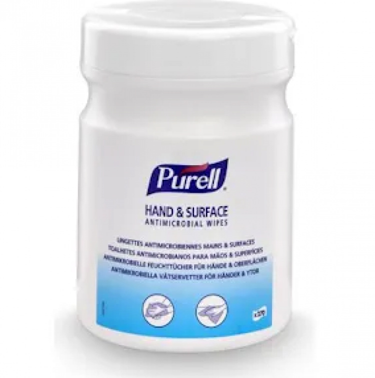Gojo Purell handwipes 270st/fp 6 st/fp i gruppen Städ och rengöring / Rengöringsmedel / Ytdesinfektion hos VISAB i Skandinavien AB (92270-06)