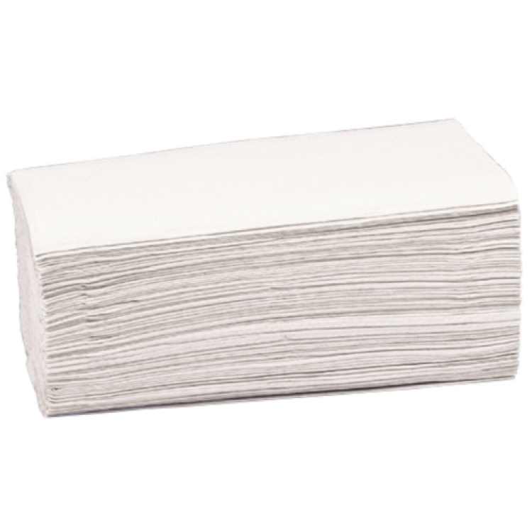 Pappershandduk 24x23 cm V-Vikt 2-lags vit returfiber 4000 st i gruppen Papper / Torkpapper hos VISAB i Skandinavien AB (EL42900038)