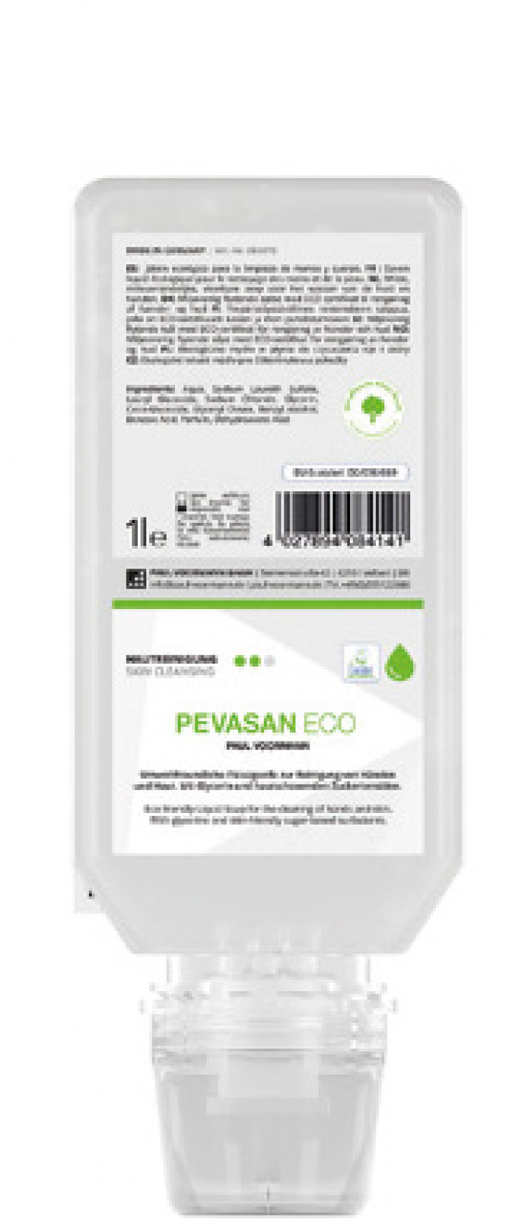 Pevasan ECO 1 Lit Peva One Softflaska 6 st/fp i gruppen Dispensersystem / Tillbehör hos VISAB i Skandinavien AB (P16231)