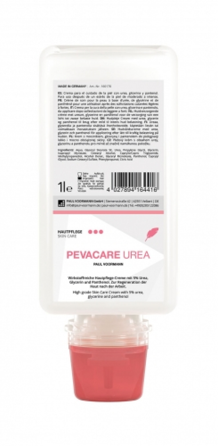 PevaCare Urea Handkräm (utan parfym), 1 L Softflaska till Pevamat disp i gruppen Personlig hygien / Hud- och kroppsvård hos VISAB i Skandinavien AB (P19701)